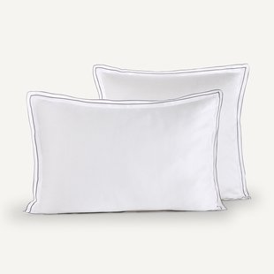 Kussensloop in bio katoensatijn, Tucci