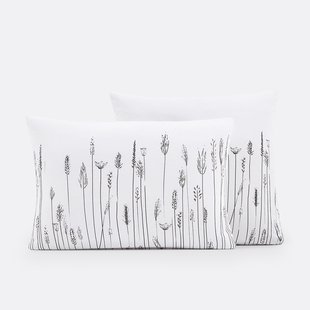 Kussensloop in katoen, Flore