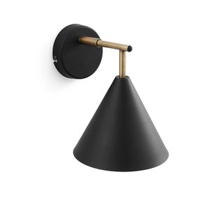 Richtbare wandlamp in smeedijzer, Hiba