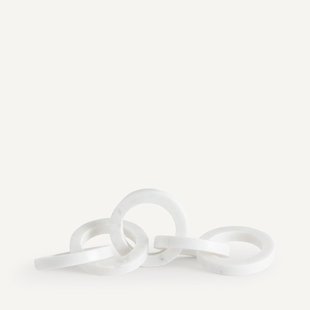 Ketting van in elkaar grijpende marmeren ringen, Scafi