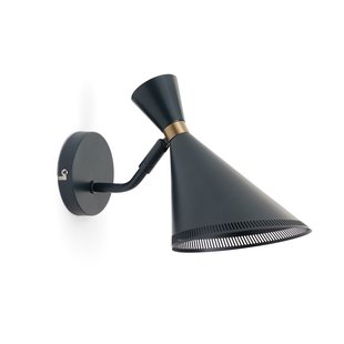 Richtbare wandlamp in smeedijzer, Farria