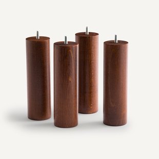 Set van 4 ronde bedbodem poten, Hurtado