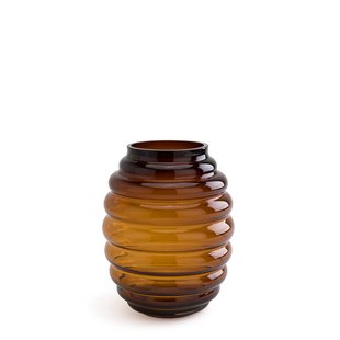 Vaas in glas H25 cm, Mukita