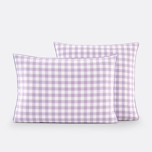 Kussensloop in katoen, Veldi, violet