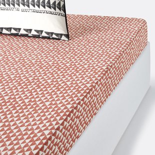 Hoeslaken in katoen, omslag 25 cm, Tiebele