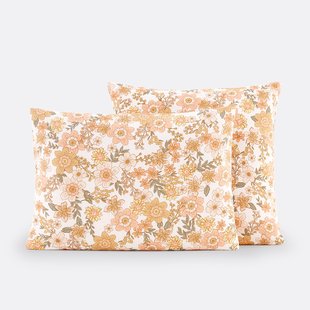 Kussensloop in gewassen katoen/linnen, Rosemary