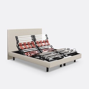 2 in 1 ensemble, kofferbed en hoofdbord Hercule