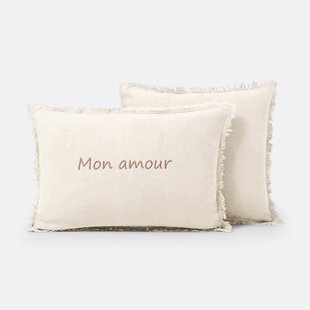 Op maat gemaakte kussenhoezen van puur linnen Linange