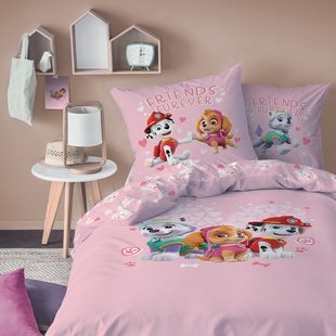 Bedset voor kinderen, katoen, vierkant kussensloop