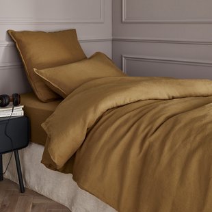 Dekbedovertrek in gewassen linnen, Elina