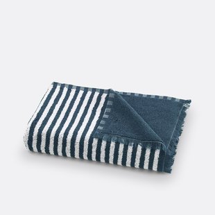 Handdoek in badstof 500 g, gestreept, Arzon