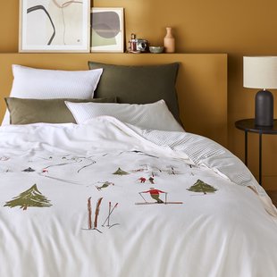 Dekbedovertrek in flanel, St Lary