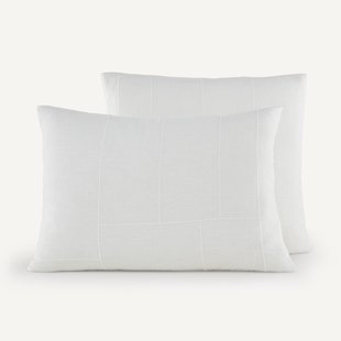 Kussensloop in gewassen Europees linnen, Chiba