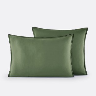 Kussensloop in gewassen satijnkatoen, Victor, effen