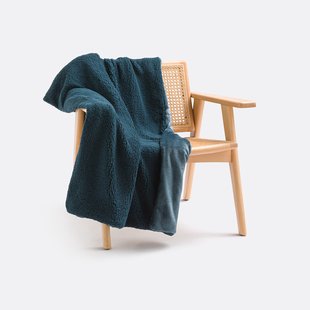 Plaid in fleece en sherpa, Maxine