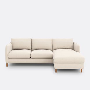 Hoekbank rechts, polyester, Loméo