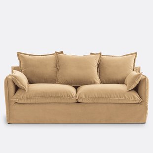 Bank voor 2, 3, 4 of 5 personen, in fluweel, Odna