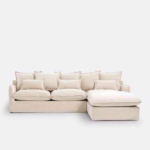 Hoekbank van fluweel, rechts, Odna