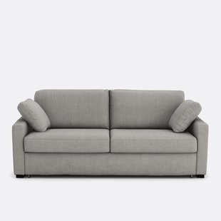 Slaapbank van katoen en linnen, Comfort Bultex®, Timor