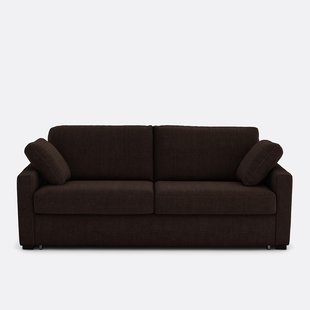 Slaapbank van katoen en linnen, Comfort Bultex®, Timor