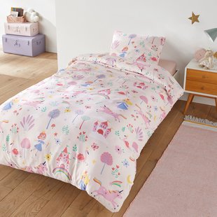 Bedset, recycled microvezel, rechthoekig kussensloop