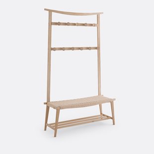 Vestiaire in massief eik, Kioto