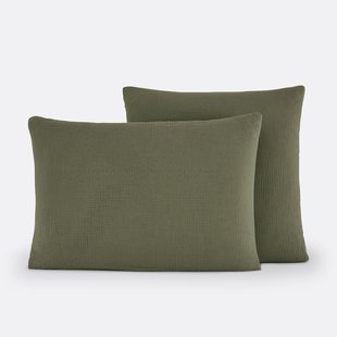 Kussensloop in tetra/gewassen katoen, Kumco