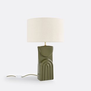 Lamp in keramiek en linnen, Topia