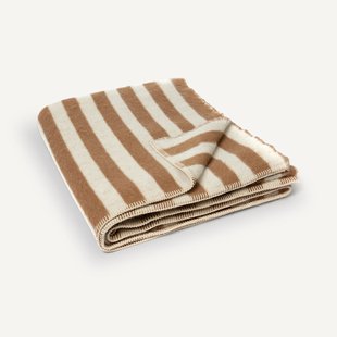 Gestreepte omkeerbare plaid in alpaca en katoen, Stills