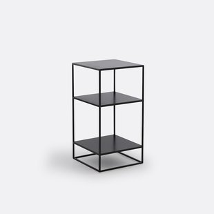 Vierkant stalen rek voor achter de bank, Miva