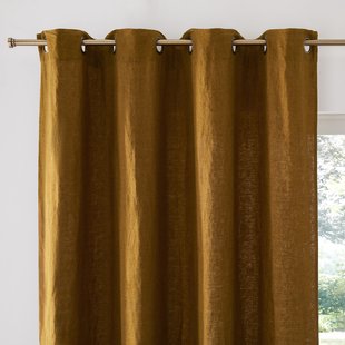 Linnen gordijn met oogjes, Elba