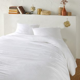 Bedset in gewassen microvezel, recycled polyester