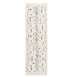 Gekleurd vloerkleed voor in de hall, in berber stijl, Miro