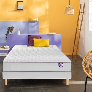 Ensemble matras met pocketveren + bedbodem Natty