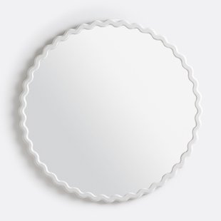 Gegolfde spiegelØ60 cm, Nadima