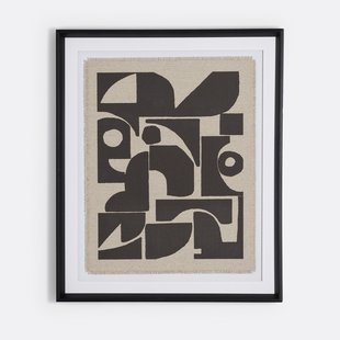 Kader met linnen motief 50 x 60 cm, Albio