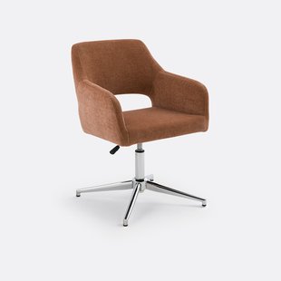 Bureaustoel in fluwelen stof, Esma