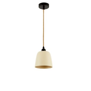 Hanglamp in gekleurd bamboeØ15 cm, Bineta