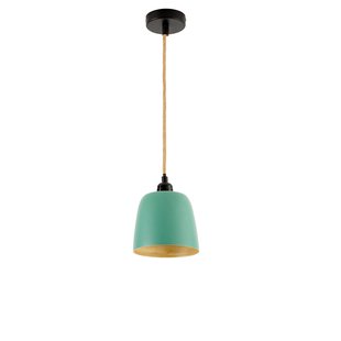 Hanglamp in gekleurd bamboeØ15 cm, Bineta