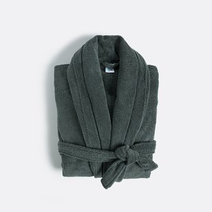 Badjas met sjaalkraag in badstof Victor 400 g/m2