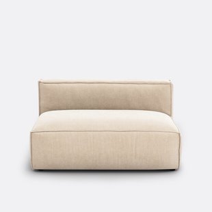 Modulaire zitbank in geribd vintage fluweel, Seven