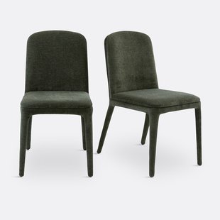 Set van 2 met stof beklede stoelen, Wilga