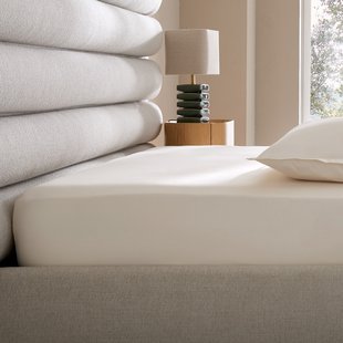 Hoeslaken in perkalkatoen, omslag 30 cm, Veneto