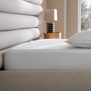 Hoeslaken in perkalkatoen, omslag 30 cm, Veneto