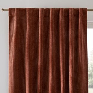 Carly corduroy gordijn met verborgen lussen