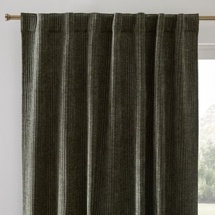 Carly corduroy gordijn met verborgen lussen