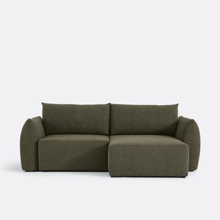 Omvormbare hoekbank in fijne bouclé, Edith