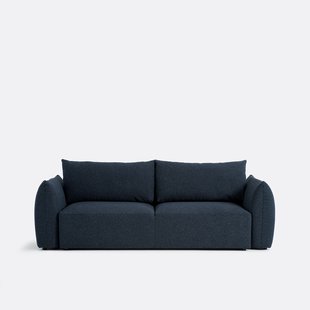 3-zits slaapbank, fijne badstof, Edith