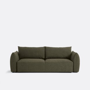 3-zits slaapbank, fijne badstof, Edith