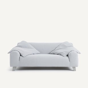 Compacte zitbank katoen linnen, Bold